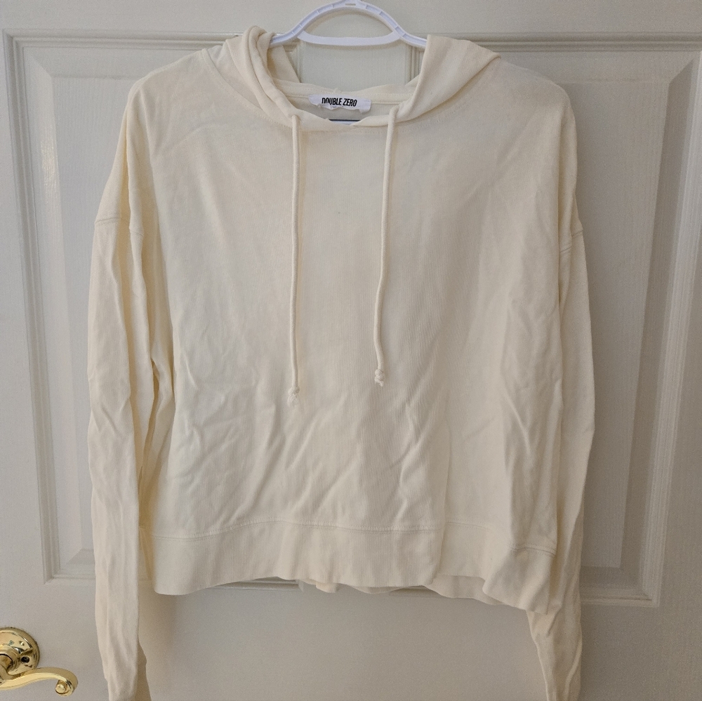 Double Zero Long Sleeve Hooded Tshirt Small